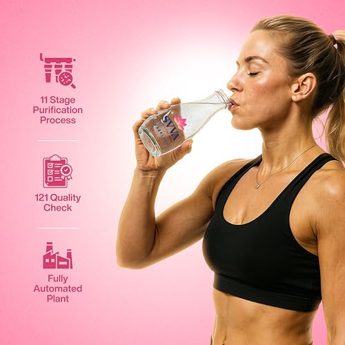 Image of SVVA Sparkling Water 250ml (Pack of 6) | Premium Sparkling Water Bottle | Sugar Free Drinks | Zero Calorie Drink | Carbonated Water | Proudly Made in India | Premium Glass Bottle
