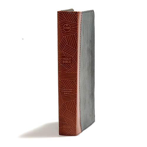 Image of CSB Rainbow Study Bible, Black /Tan LeatherTouch