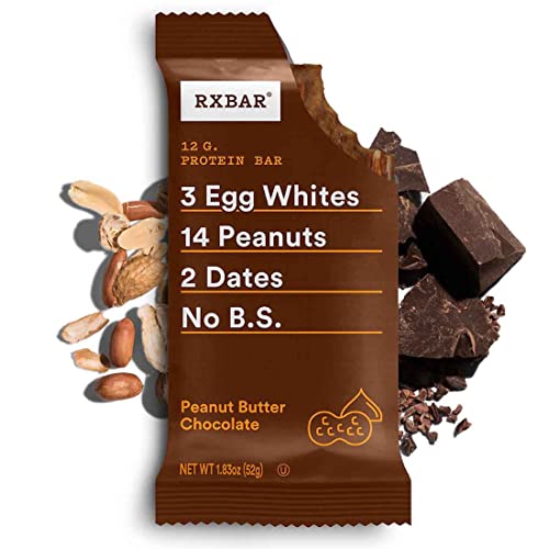 Rxbar Protein Bars, 12G Protein, Gluten Free Snacks, Variety Pack, 22Oz Box (12 Bars) #TOP1