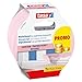 Price comparison product image tesa Masking Tape WALLPAPER - Thin Painter's Tape for Precise Masking - Suitable for Sensitive Interior Surfaces - 2x 25 m x 25 mm - Pink