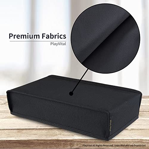 Image of PlayVital Black Nylon Dust Cover for Xbox Series S Console, Soft Neat Lining Dust Guard, Anti Scratch Waterproof Cover Sleeve for Xbox Series S Console