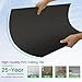 LooYee 20 PCS 2x4 FT Black Ceiling Tiles, PVC Waterproof Ceiling Panels Fire-Rated Reusable No Sag and Breakage Ideal for Bedroom Living Room Basement Bathroom Commercial Space Cover 160 Sq.Ft