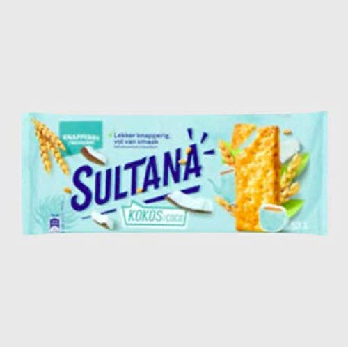 Coconut Biscuit Portion Packs | Sultana | Crunchy Coconut 5 x 3 Pieces | Total Weight 7.3 ounce