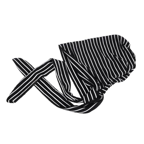 Beaupretty Turbante de Larga Envoltura de la Cabeza Sombreros de Mujer Sombreros cloché para Mujer pañuelo de Cabeza Gitana envolturas para la Cabeza para Las Mujeres poliéster Negro
