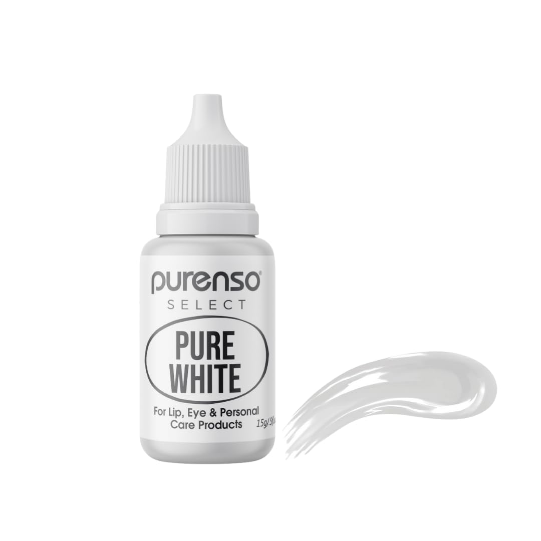 Purenso Select - Pure White, 15g, Personal Care, Lip, Eye Safe Liquid Colors
