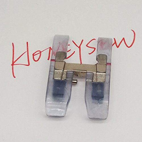 HONEYSEW Pie de máquina de coser Clear Open Toe miniatura 3