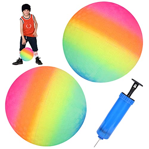 Seasboes 2 Stück Bouncy Kickball mit Pumpe