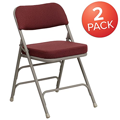 image for Flash Furniture Hercules Series Metal Folding Chairs with Cushioned Se