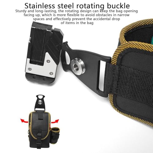 Sac à outils de taille étanche pour électricien et chantiers de construction - 7