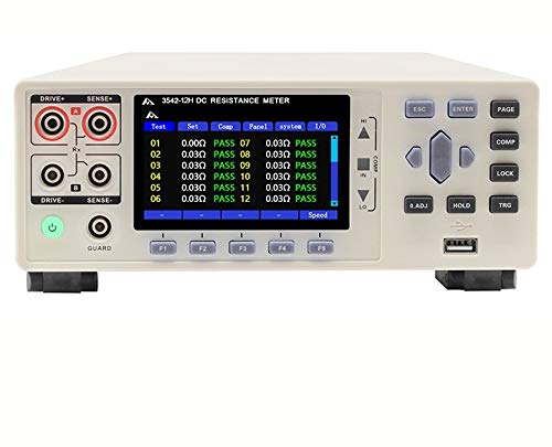 CHT3542-12H Multi-Channel DC Resistance Meter with 10 Milli ohm-10Mohm Measurement Range, Display 12 Channels