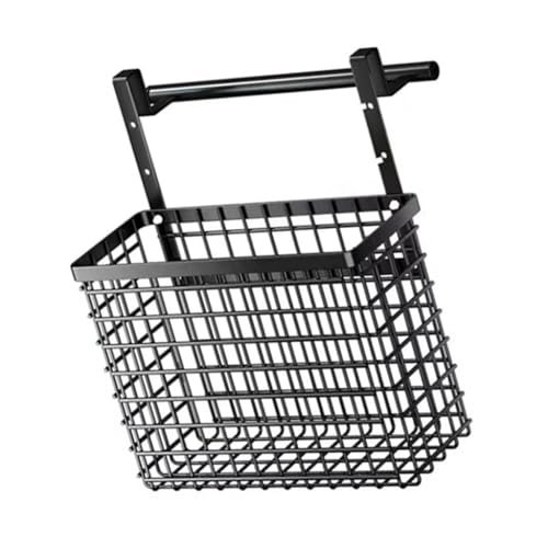 Hanging Over Cabinet Door Basket for Fruit and Vegetable Under Wall Mounted Sink Organiser Bathroom Storage Rack