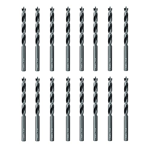 Sali 16PCS Brad Point Wood Drill Bit Set 1/4
