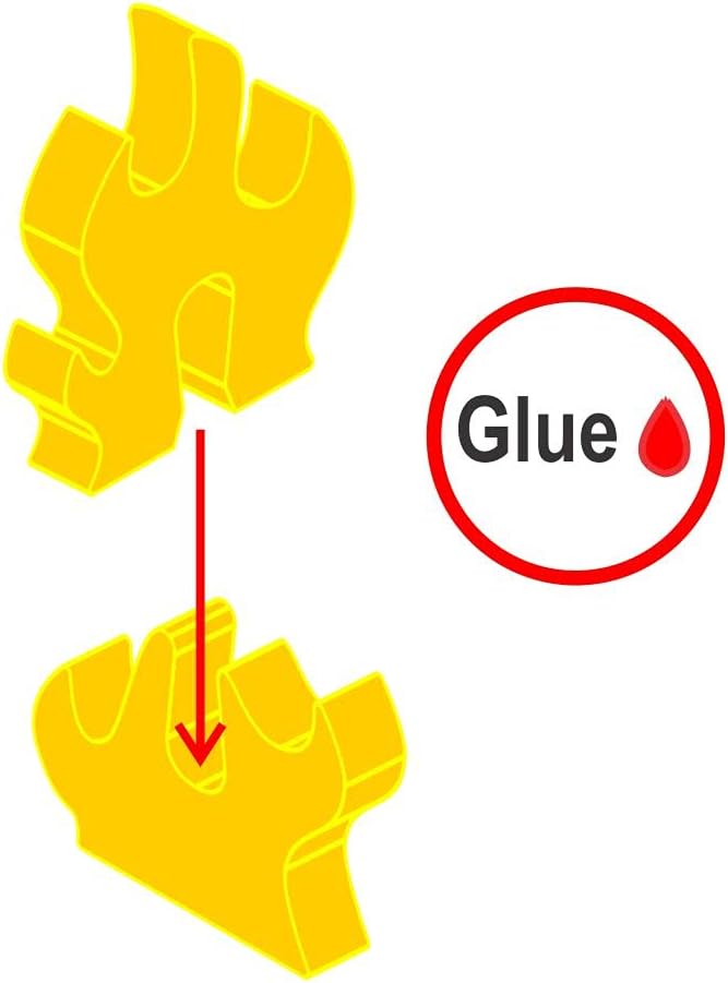 LITKO Flame Marker | Fire Spell Effect Indicator | Plasma | Toxic | Inferno | Blast | Compatible with Dungeons & Dragons, Pathfinder & Tabletop Wargames (Transparent Yellow, Small)
