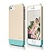 elago S5 Glide Case for iPhone 5/5S - eco friendly Retail Packaging (Champagne Gold / Coral Blue)