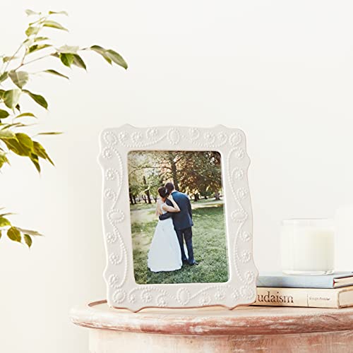 Lenox 858821 White French Perle 5" X 7" Frame, 1.55 Lb #TOP4