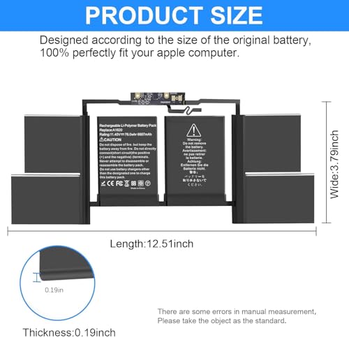 Batterie ordinateur portable MacBook Pro 15 A1707 A1820 Touch Bar - 3