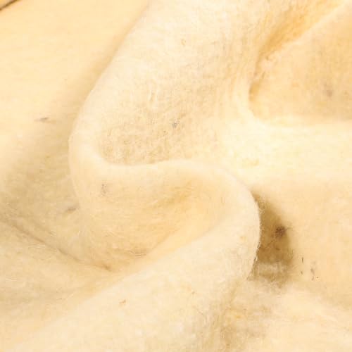 Tissu Feutre Isolant Thermique 100% laine Naturel - Par 50 cm