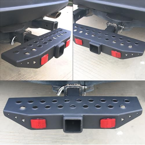 1000LBS Hitch Step with 2 inch Hitch Receiver＆Safety Reflectors for RV SUV Truck Flatbed Camper by Dyno Racing - Image 7