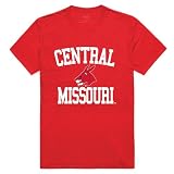 Central Missouri Mules Arch Tee, Red, Large