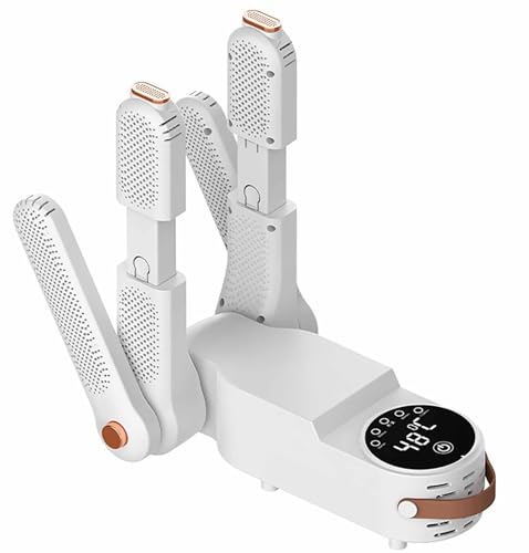 BLUEZY Sèche-Chaussures Électrique Portable, Chauffe-Bottes, Seche Chaussure Ski, Support À Chaussures Pliable Et Réglable, Intelligent Et Durable pour Chaussures, Chapeaux, Chaussettes