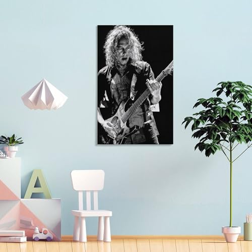 Impression sur toile Kirk Hammett de qualité supérieure style cadre