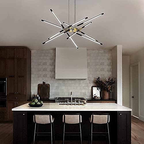 Lustre moderne suspendu 72W à intensité variable par télécommande - 6