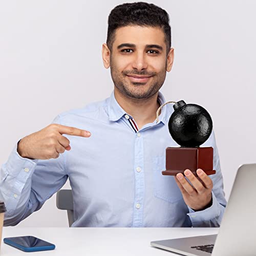 Nosiny 5.5 Inch Bomb Trophy Army Bomb Awards Funny Trophy for Employee Workers Adults Teens Office Party Decorations