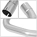 DNA MOTORING CBE-MU-FM15-50L Stainless Steel Cat Back Exhaust System [Compatible with 15-17 Ford Mustang 5.0L]