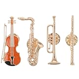 Construction en métal robuste : fabriquées en métal robuste, ces broches sont conçues pour durer et résister à la décoloration, garantissant une utilisation à long terme, épingle à revers de pull, ornement d'instrument de musique