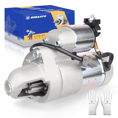 Image of Ezexpreze 17934 Starter Motor Compatible with Nissan 370Z 09-19, Infiniti Q50 14-19, G25 11-12, QX50 14 16-17, Q60 14-19, G37 08-13, QX70 14-17, Q70 FX37 Q40 EX37 M37, 2.5L 3.0L 3.7L