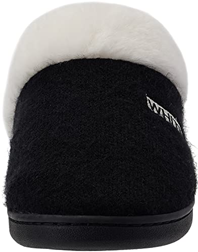 WHITIN Cloud Slides para mulheres e homens com fivela dupla ajustável para travesseiros, Preto, 7.5-