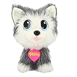 Juguetes de Bauer 'Rescue Runts' Husky (18010): tu nueva mascota para adoptar, cuidar y amar animales de peluche, gris y blanco, aprox. 23 cm. , color/modelo surtido