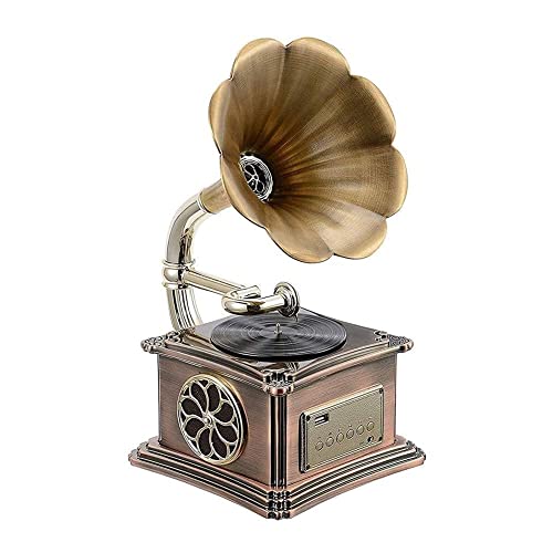 Tourne-Disque, Boîte à Musique Gramophone Fonction Bluetooth Rétro, Trompette Platine Vinyle Vintage avec Flash USB Intégré Dr Interesting Life - Les Beatles, Paul McCartney, John Lennon, RIngo Starr, George Harrison Tourne-Disque, Boîte à Musique Gramophone Fonction Bluetooth Rétro, Trompette Platine Vinyle Vintage avec Flash USB Intégré Dr Interesting Life