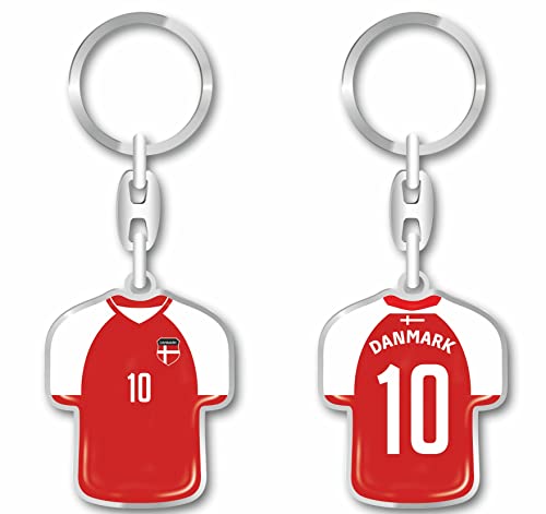 daged Llavero de Dinamarca, con revestimiento de resina, efecto