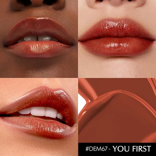Image of Reddish Brown Lipstick for Women Moisture Lip Gloss Tinted Lip Balm