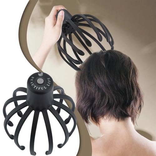 Masseur de tête électrique 360 degrés avec 3 modes vibrants - 4