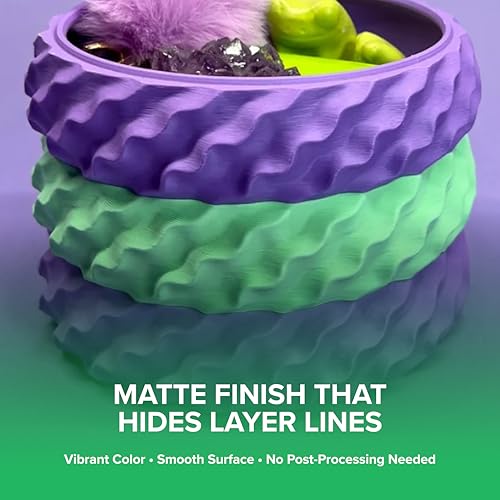 Image of Polymaker Panchroma Matte PLA Filament, Forest Green 1.75mm 1kg 3D Printing Filament, Formerly Polyterra Matte, Fits Most FDM 3D Printers, 1kg Spool (2.2lbs)