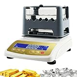Probador de pureza de oro de alta precisión con medidor de densidad para evaluación de quilates, doble potencia, ideal para aplicaciones de joyería y reciclaje