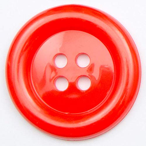 Tasti grandi Clown, 63 mm, 1 pezzo, colore: rosso