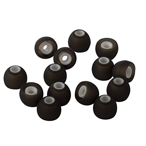 Xcessor 7 works (14 Pieces) of Silicone Replacement In Ear Earphone Earbuds. Replacement Ear Tips for Popular In-Ear Headphones. (S