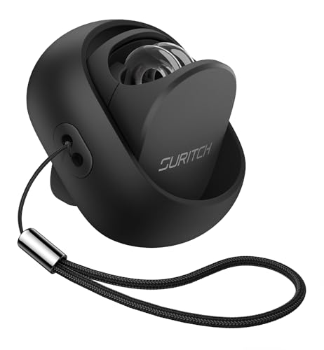 SURITCH Case for Loop Earplugs, Portable Storage Container for Earplugs & Accessories, Black