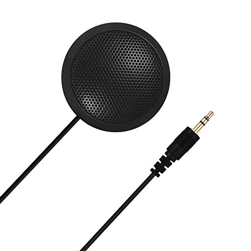 Microfone de mesa omnidirecional com entrada de 3,5 mm para computador de mesa Caneta gravadora micr