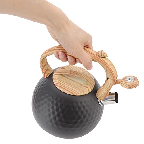 Omabeta Hervidor de Té Silbante de Grado Alimenticio para Estufa, Tetera de Té Silbante de 3 L, Tetera de Acero… - Imagen 6