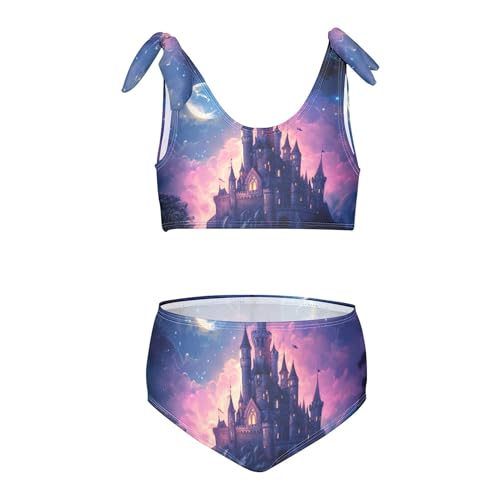 Night Castle Star Forest Girls Bikini Sets 2 Piece Swimsuits Bathing Suit Swimwear