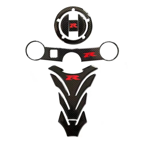 Suzuki GSXR 600 750 1000 K3 K7 L17 pegatina carenado y abrazadera superior horquilla