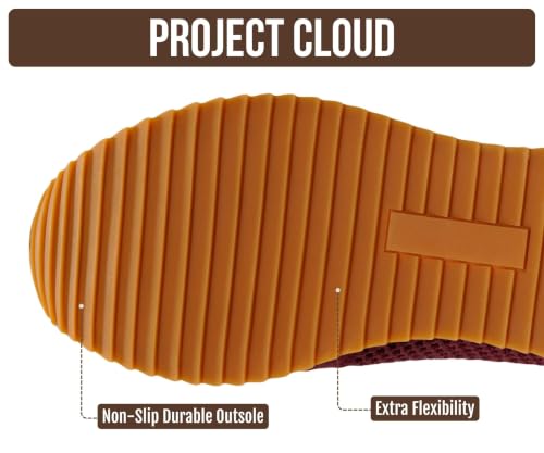 Image of Project Cloud Fashion Sneakers for Women 2026 - Lightweight Lace-Up Shoes for Women with Memory Foam Insoles - Trendy Womens Shoes - Non-Slip, Comfortable Womens Sneakers (Madison)