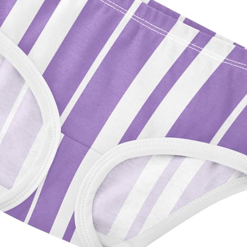 Purple White Stripe Toddler Girls's Underwear 2T 23009024