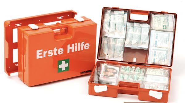 Leina-Werke - Valigetta XXL per primo soccorso, Multi 21064, a norma DIN 13169, 40 x 30 x 15 cm