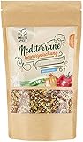 Mediterrane Kräuter: Mit Kräutern wie unter anderem Oregano, Thymian, Basilikum und Knoblauch eignet sich die Gewürzmischung besonders für mediterrane Speisen wie Pasta, Bruschetta oder Pizza