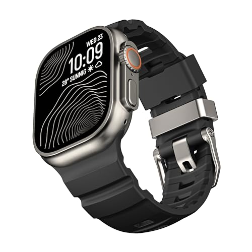 Bracelet de sport Ultra pour iWatch 49mm 45mm en silicone robuste